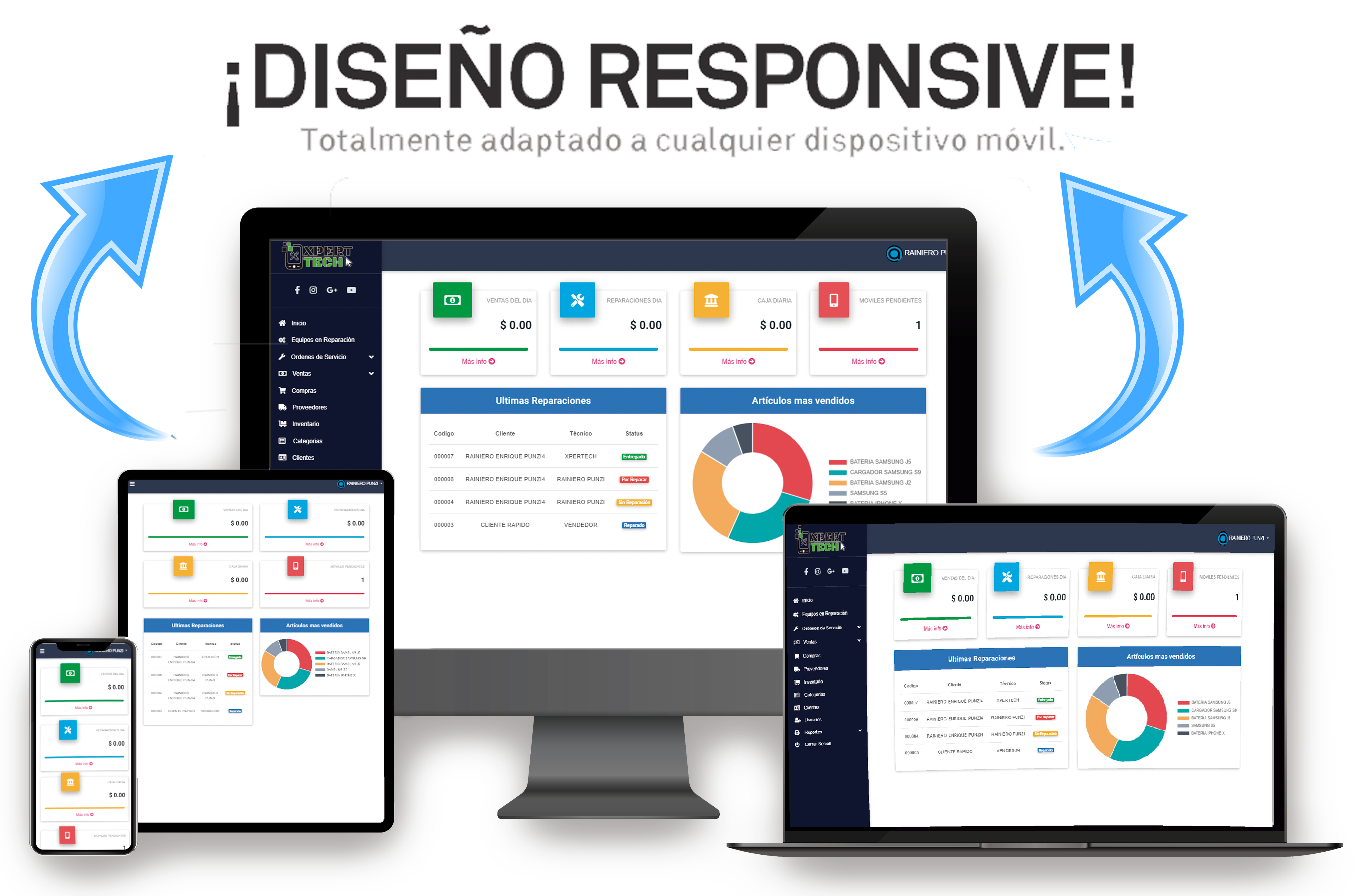 Diseño responsive en Xpertech